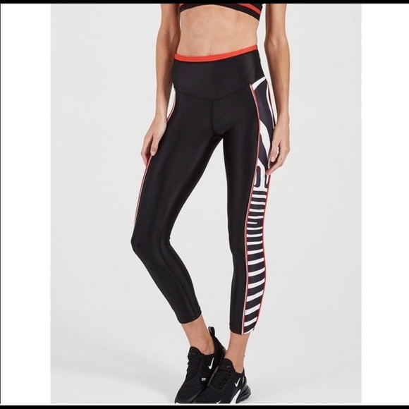 PE Nation Pants - 👠PE Nation high waisted black and zebra Pilates leggings
